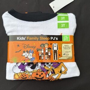 MICKEY MOUSE & GANG HALLOWEEN 2 PC PJs SIZE 3T NWT Family Matching Sleep Sets
